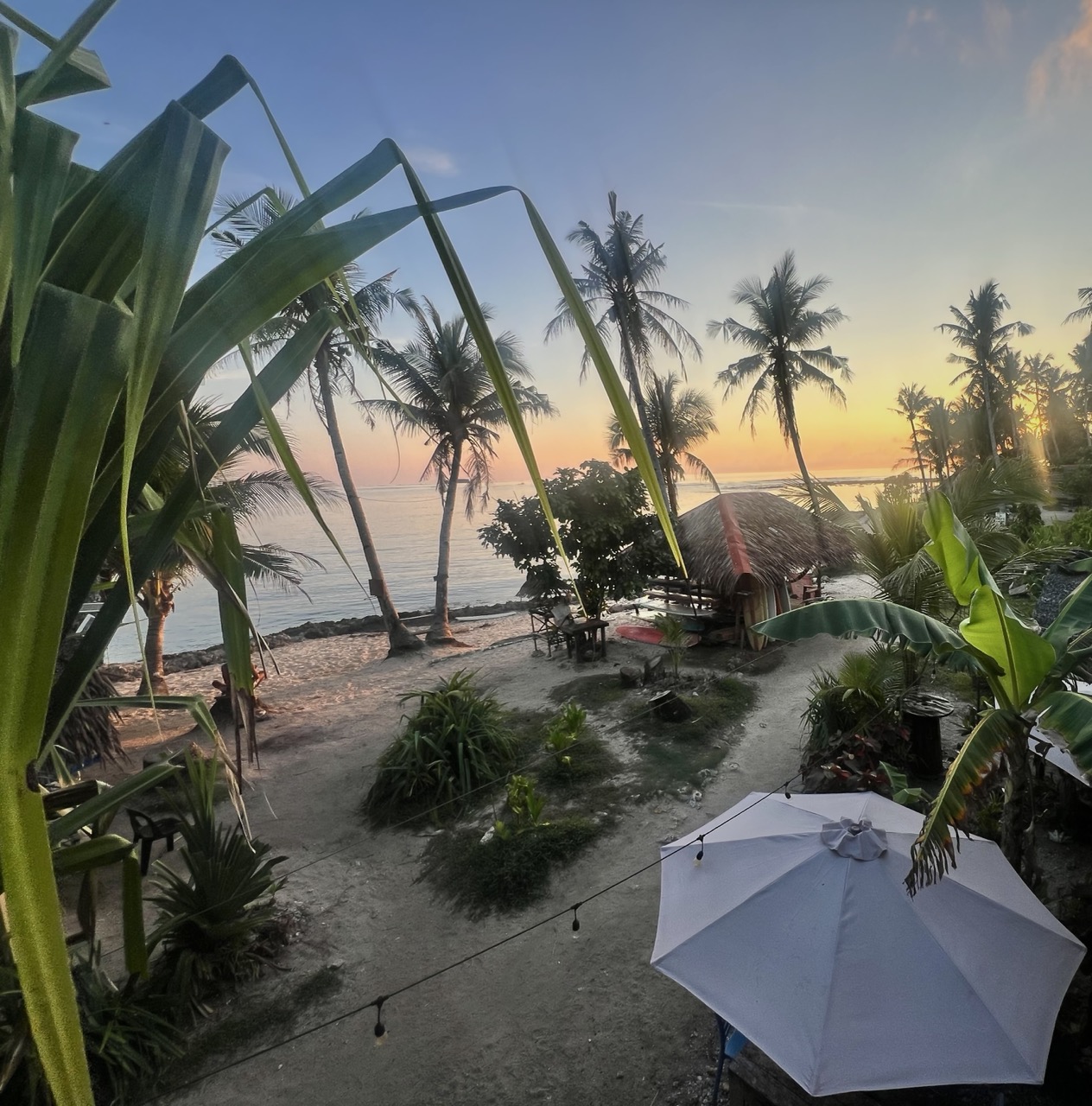 Sunrise from the Terrasse
