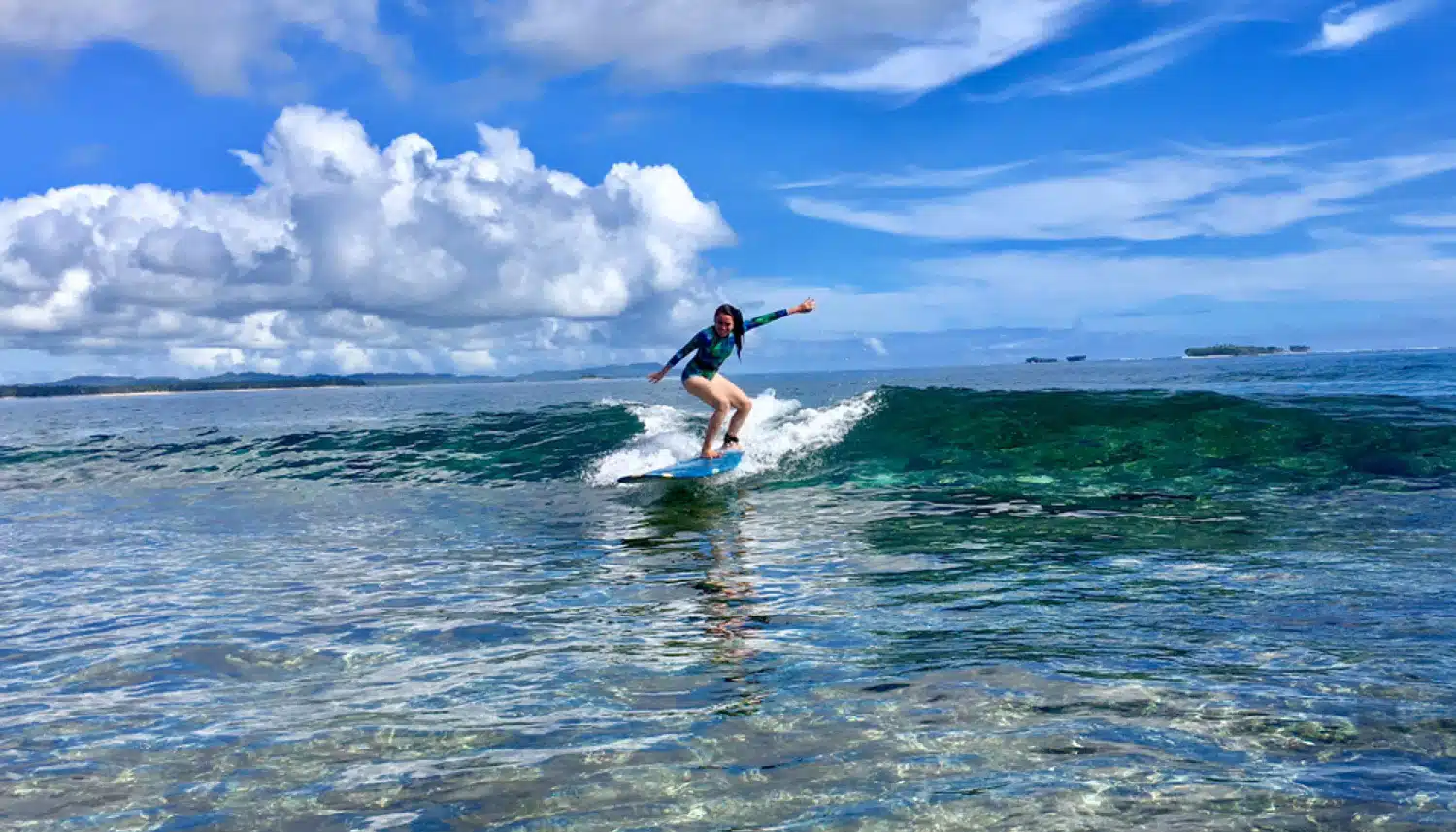 Spot de surf Jacking Horse Siargao – vue depuis le boardwalk General Luna